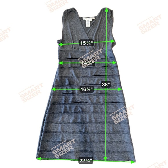 MAX STUDIO, Charcoal, Gray Knit Dress. Size L - Picture 9 of 9